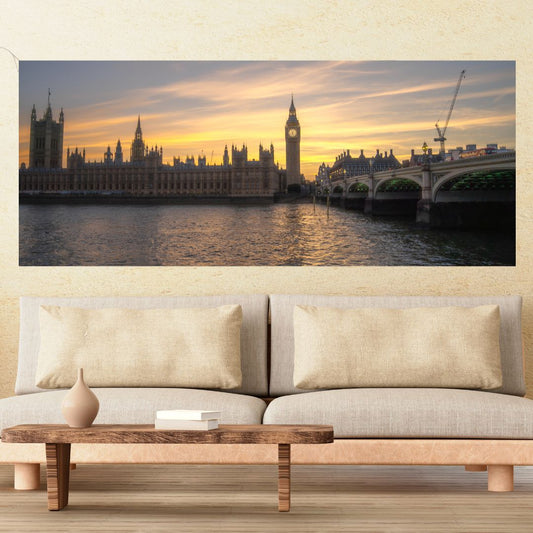 Big Ben & Parliament - (Rectangle) PRINTABLE DIGITAL IMAGE - City Escapes Collection