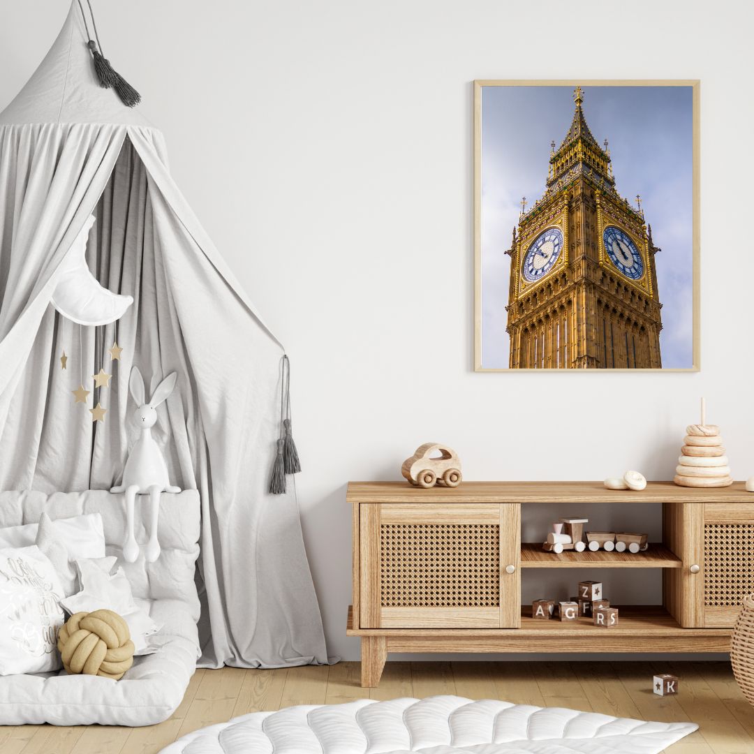 Big Ben Close Up - (Vertical) PRINTABLE DIGITAL IMAGE - City Escapes Collection