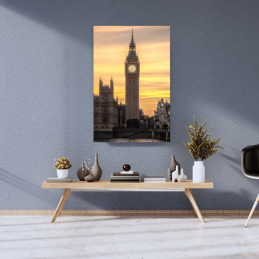 Big Ben at Sunset - (Vertical)  PRINTABLE DIGITAL IMAGE - City Escapes Collection