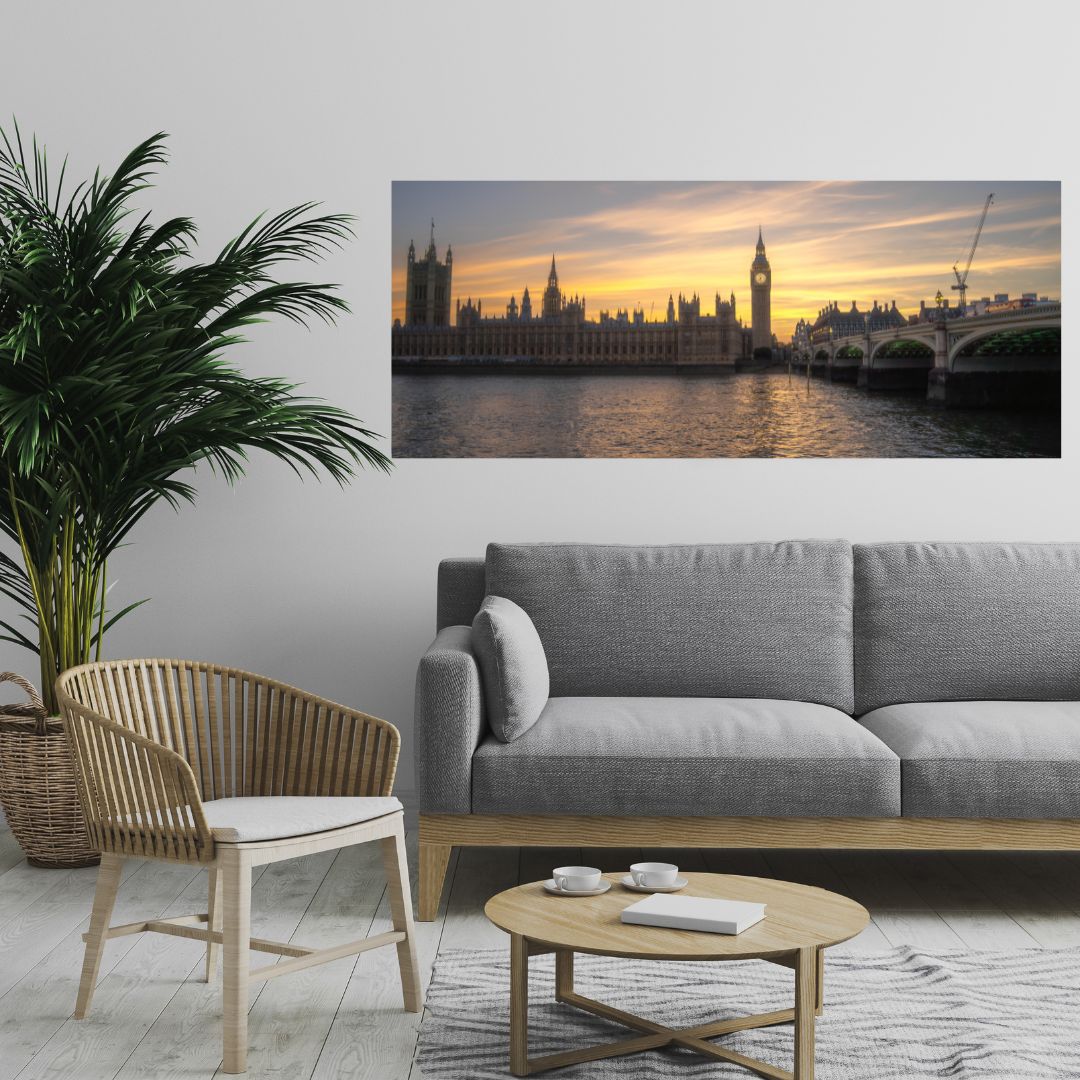 Big Ben & Parliament - (Rectangle)  PRINTABLE DIGITAL IMAGE - City Escapes Collection