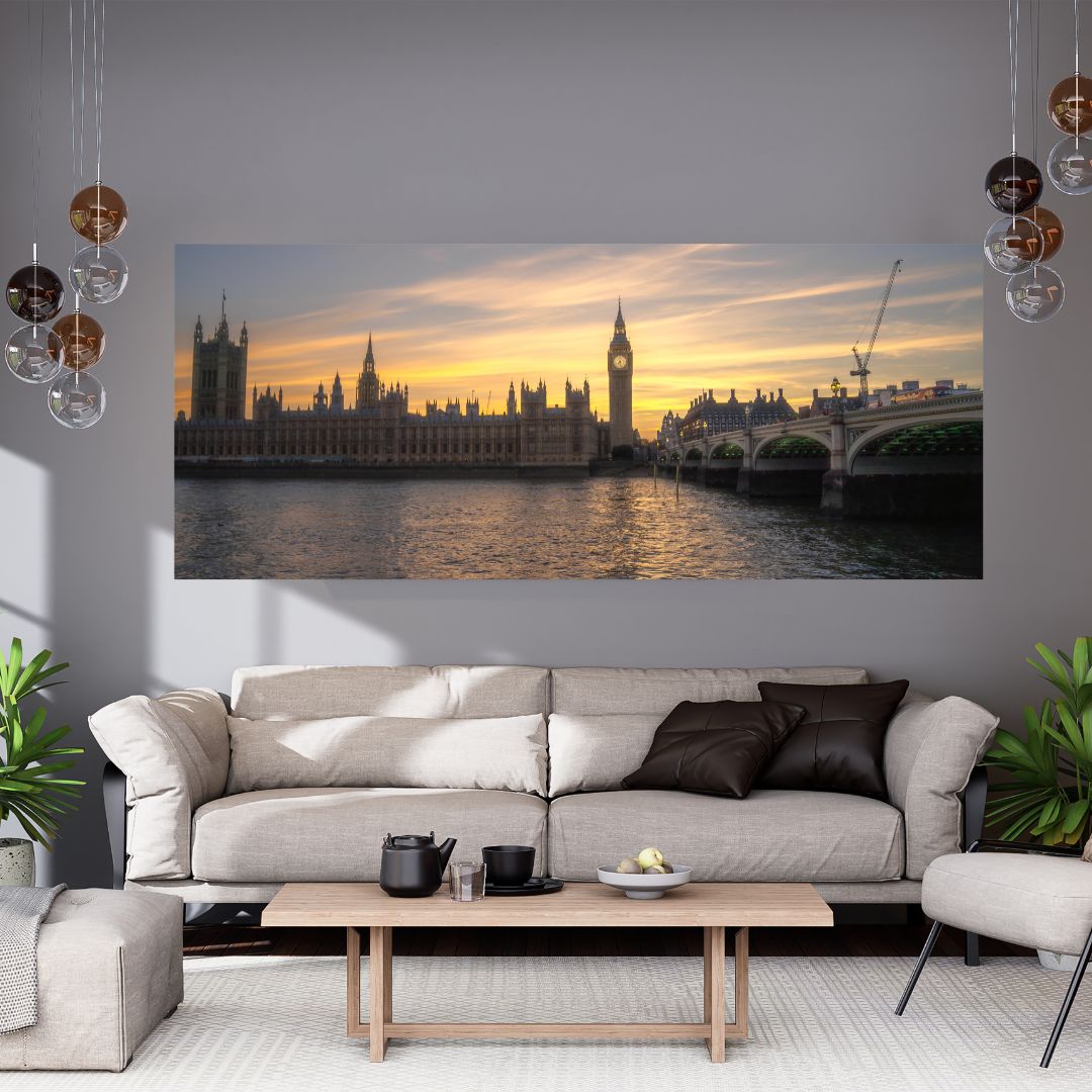 Big Ben & Parliament - (Rectangle)  PRINTABLE DIGITAL IMAGE - City Escapes Collection