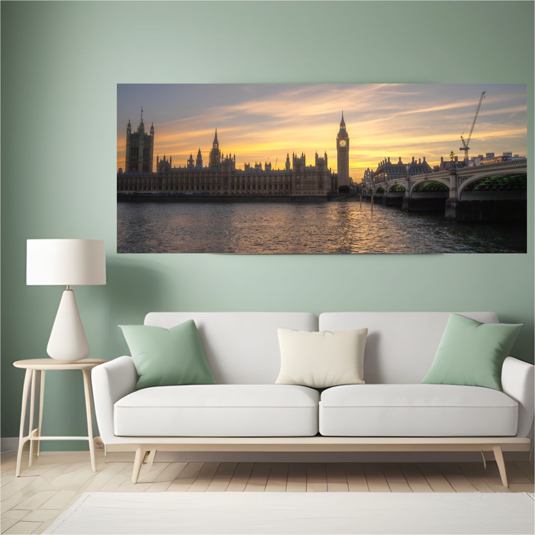 Big Ben & Parliament - (Rectangle)  PRINTABLE DIGITAL IMAGE - City Escapes Collection