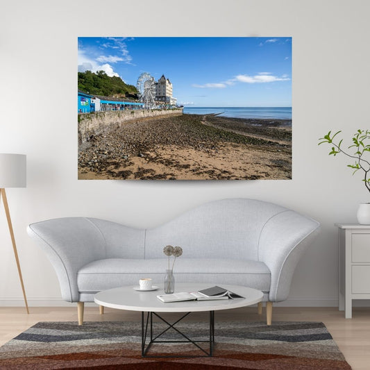 Grand Hotel in Llandudno, Wales (Wide View) - PRINTABLE DIGITAL IMAGE - Summer Seaside Collection