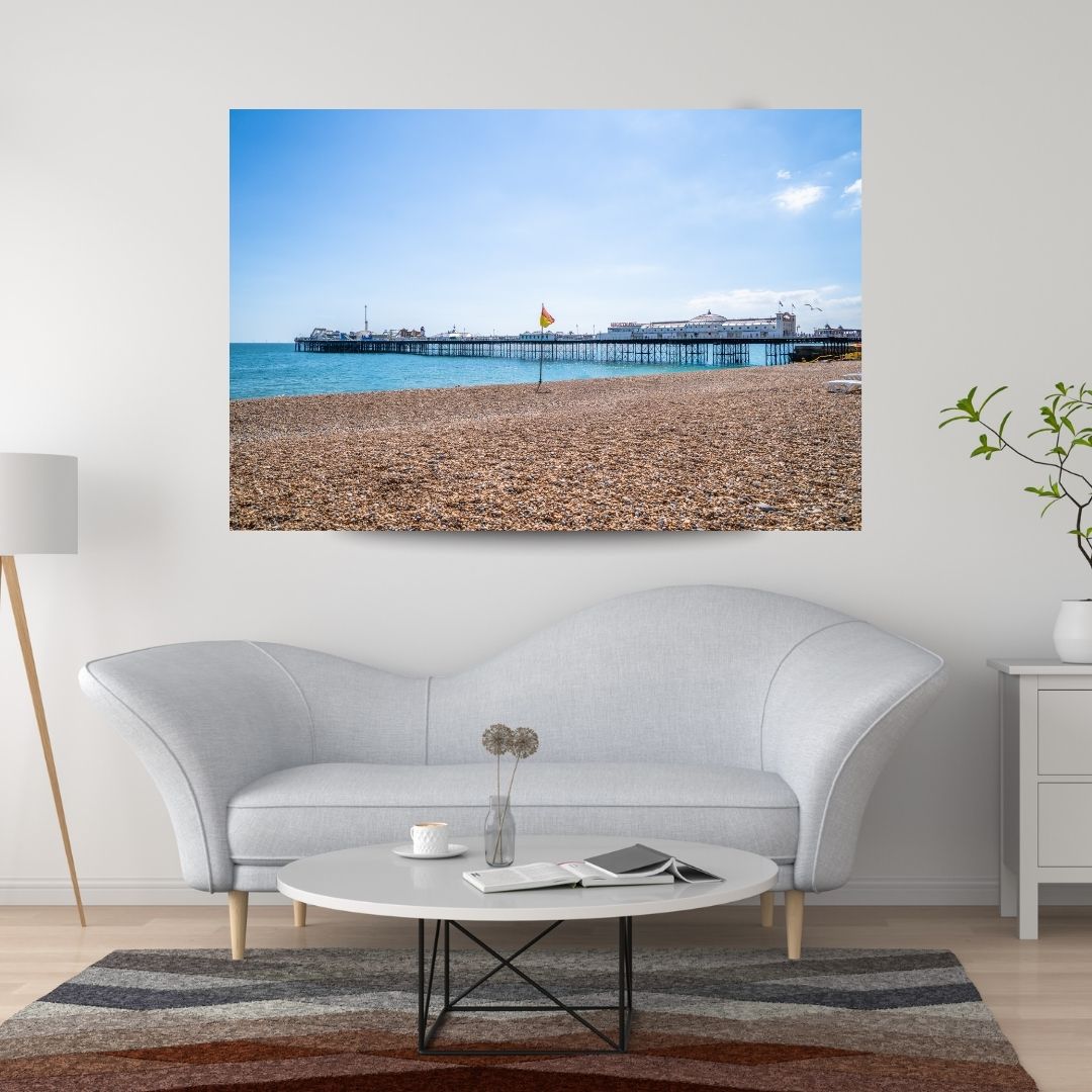 The Romantic Brighton Pier- PRINTABLE DIGITAL IMAGE - Summer Seaside Collection