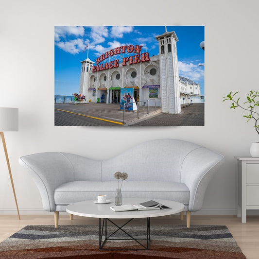Brighton Pier Front - PRINTABLE DIGITAL IMAGE - Summer Seaside Collection