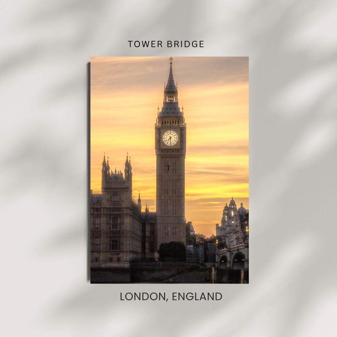 Big Ben at Sunset - (Vertical)  PRINTABLE DIGITAL IMAGE - City Escapes Collection