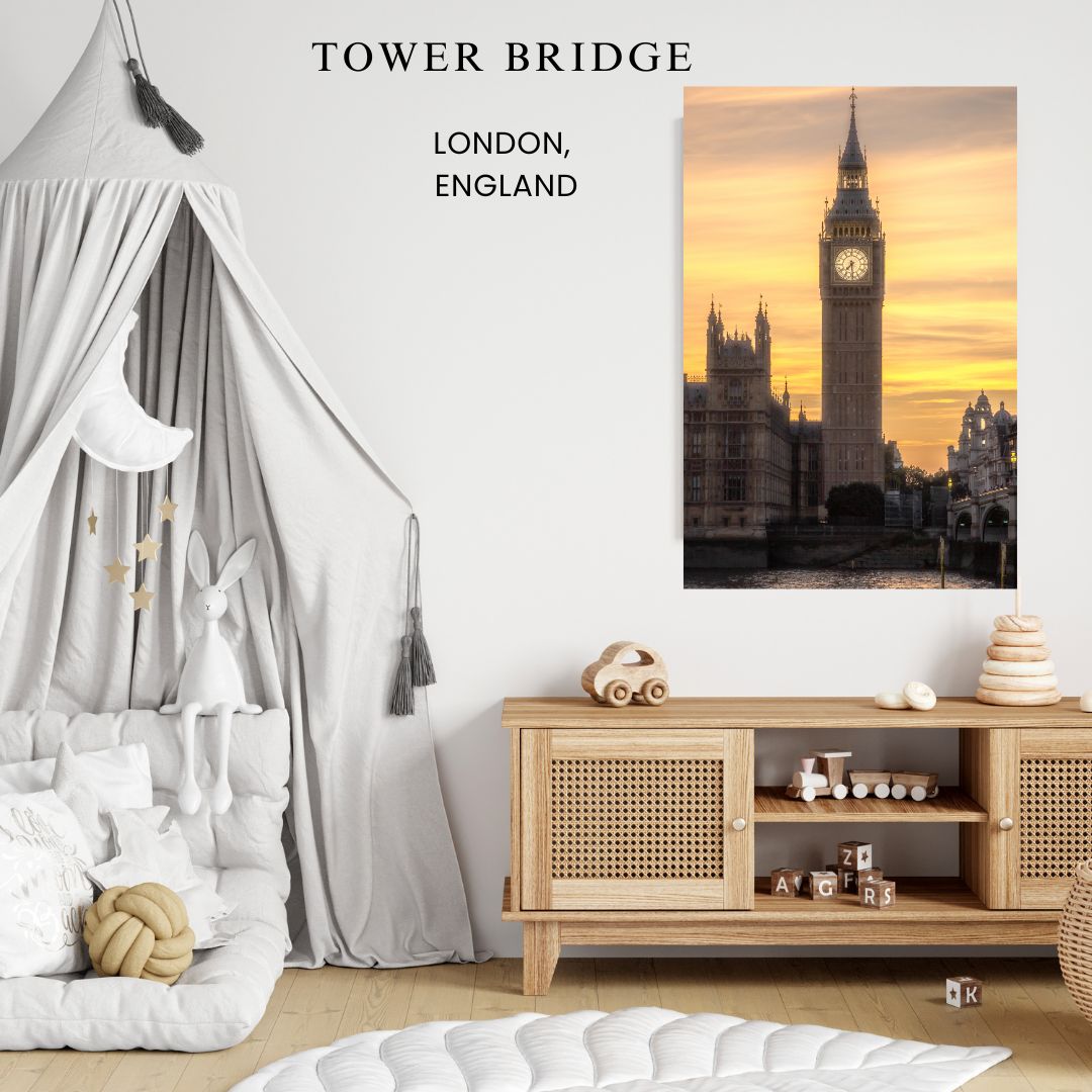 Big Ben at Sunset - (Vertical)  PRINTABLE DIGITAL IMAGE - City Escapes Collection