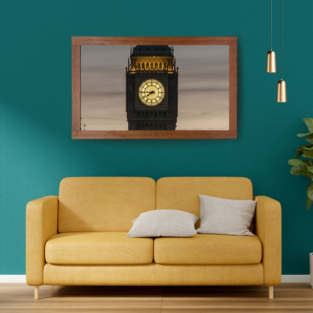 Clock Close up of Big Ben - (Horizontal)  PRINTABLE DIGITAL IMAGE - City Escapes Collection