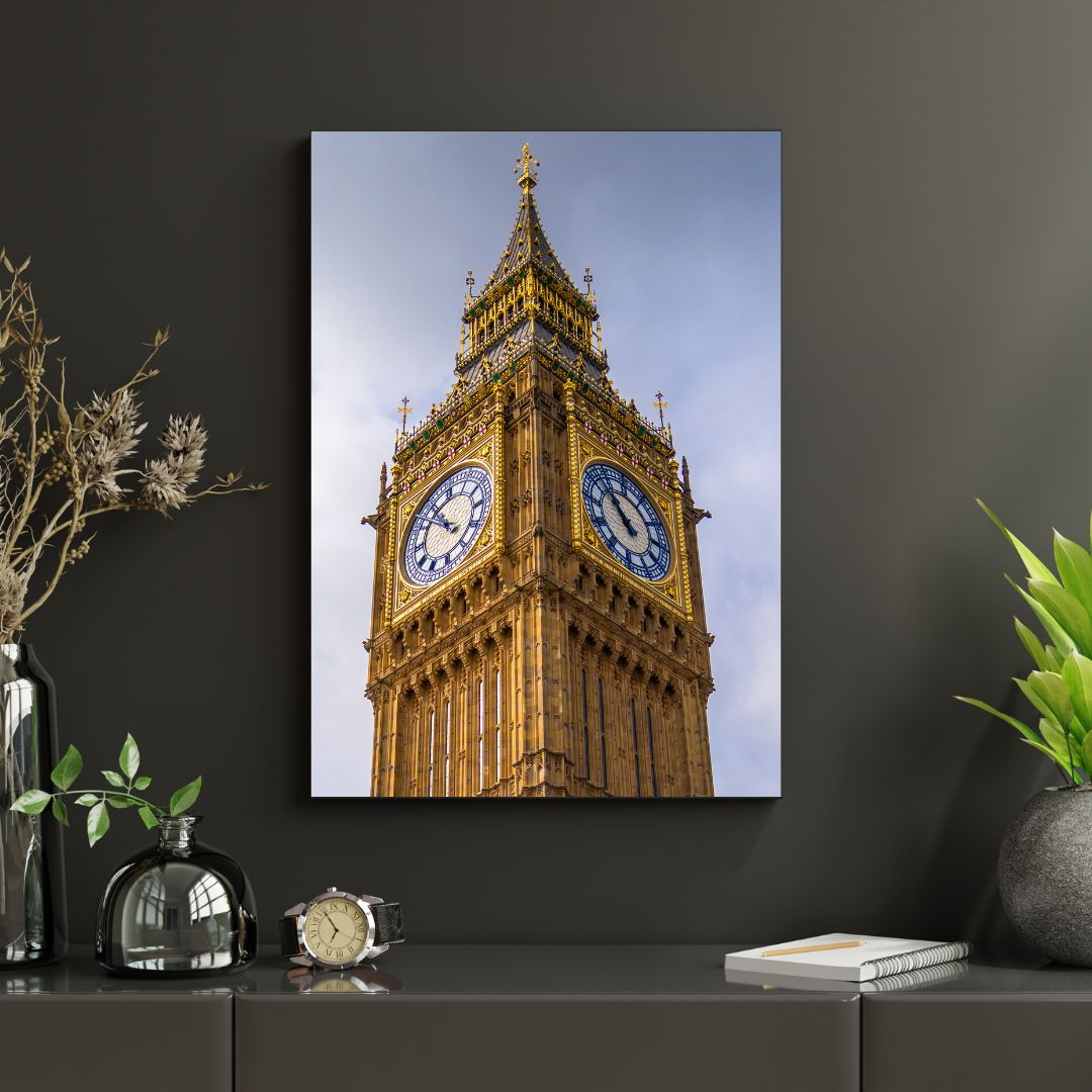 Big Ben Close Up -  (Vertical) PRINTABLE DIGITAL IMAGE - City Escapes Collection