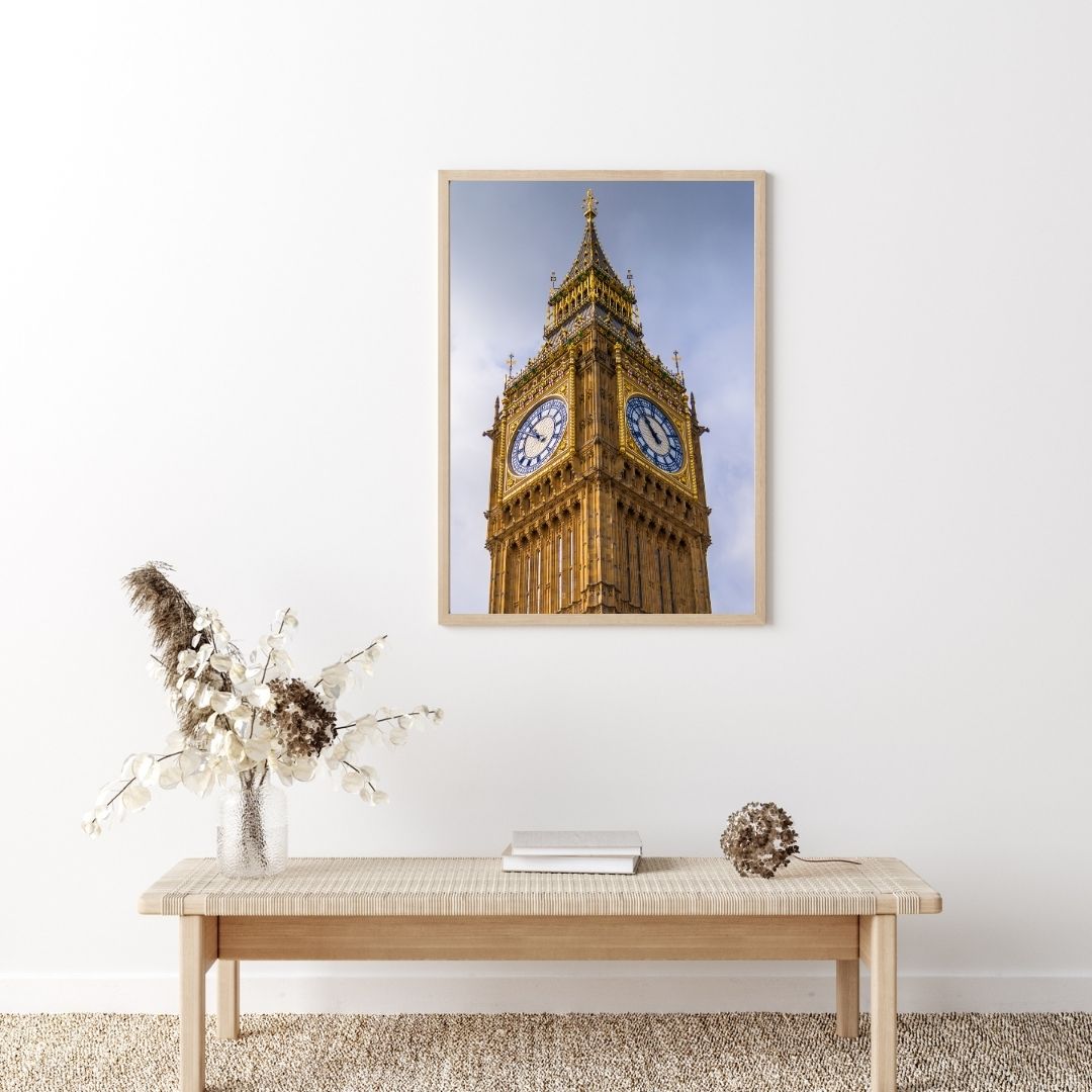 Big Ben Close Up -  (Vertical) PRINTABLE DIGITAL IMAGE - City Escapes Collection