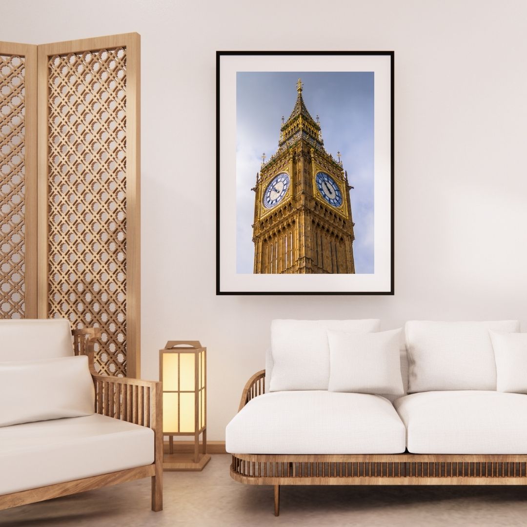 Big Ben Close Up -  (Vertical) PRINTABLE DIGITAL IMAGE - City Escapes Collection