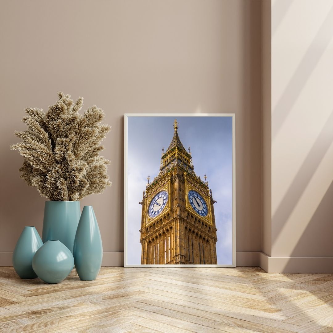 Big Ben Close Up -  (Vertical) PRINTABLE DIGITAL IMAGE - City Escapes Collection